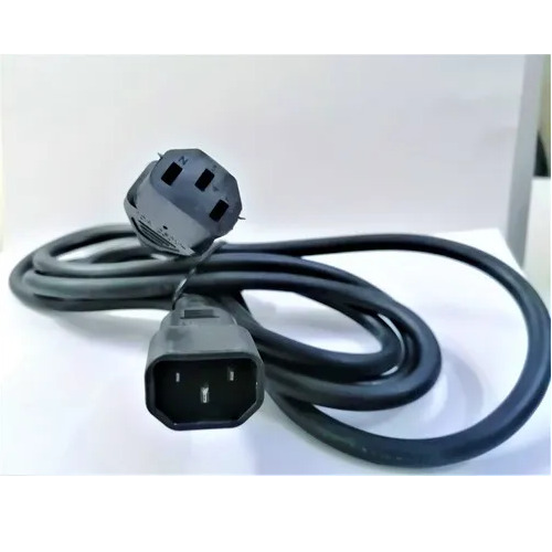 Power Cord C 13 To C 14 Black