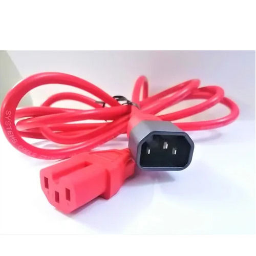 Power Cord C 14 To C 15 Red Color