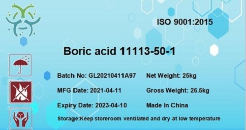 Boric Acid Cas No: 11113-50-1