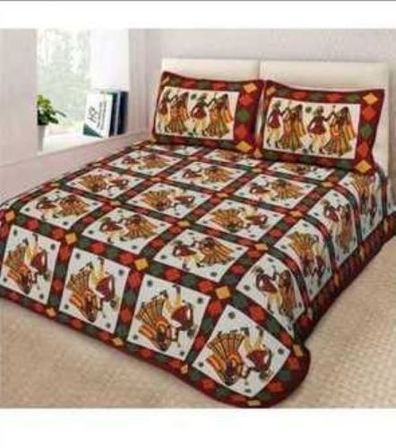 Multicolor Handloom Bed Sheets (Single Bed)