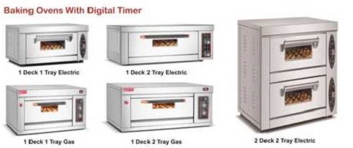 Fully Automatic Bakery Oven With Digital Timer