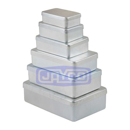 Chrome Colour Aluminum Boxes For E Commerce