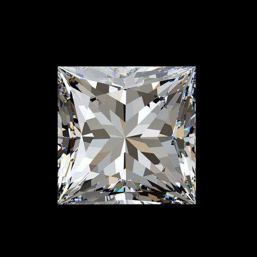 Princess Cut Natural Diamond Very Good