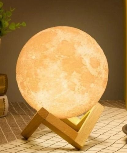 LED Plastic and Filament Hanging Light Moon Lamp