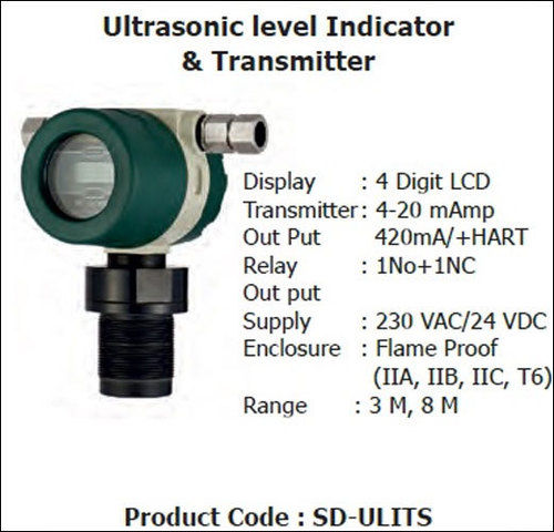 Ultrasonic Level Indicator & Transmitter