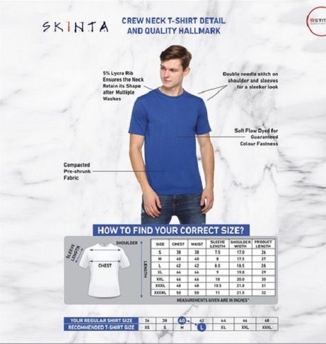 Fine Finish Cotton T-shirts