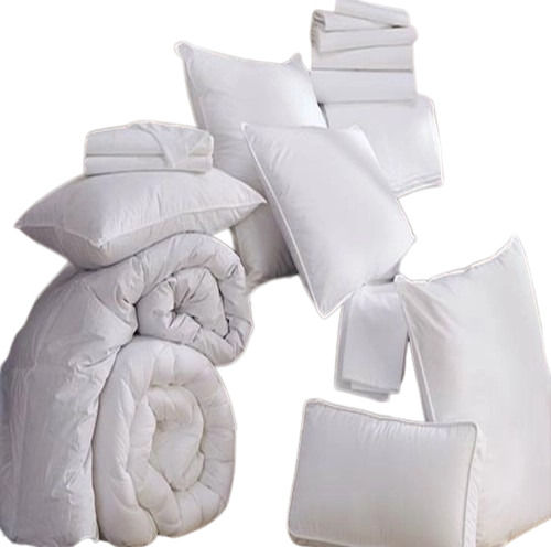 Light Weight White Plain Fiber Pillow