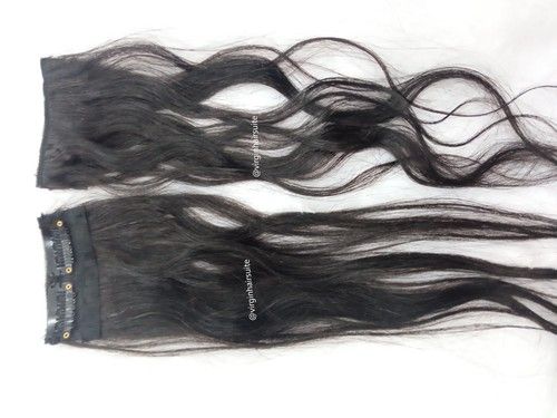 Black Side Patch Human Hair