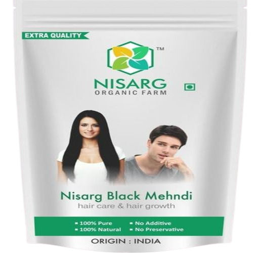 100% Natural & Herbal 100 % Pure Nisarg Black Mehndi 25 Grams