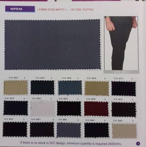 Various Colors Mafatlal Uniform Shirting Fabric