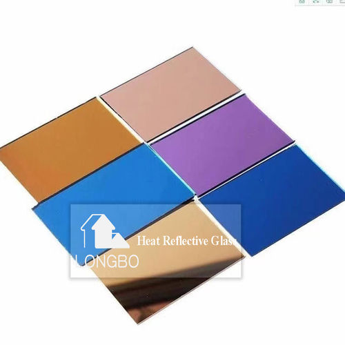 Heat Reflective Glass with 4mm to 10mm Thickness