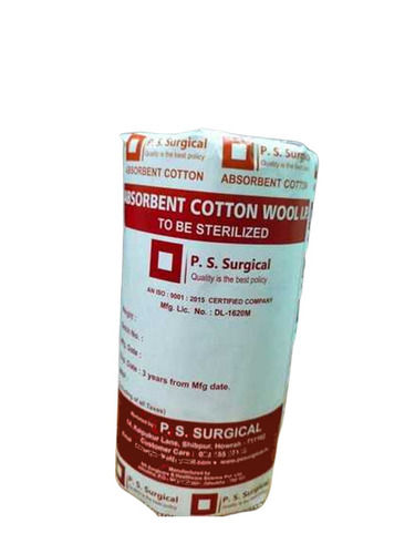 400Grm Nett Absorbent Cotton Length: 6 Inch (In)