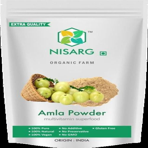 Organic Herbal Dry Amla Powder 100 Grams Pack For Hair