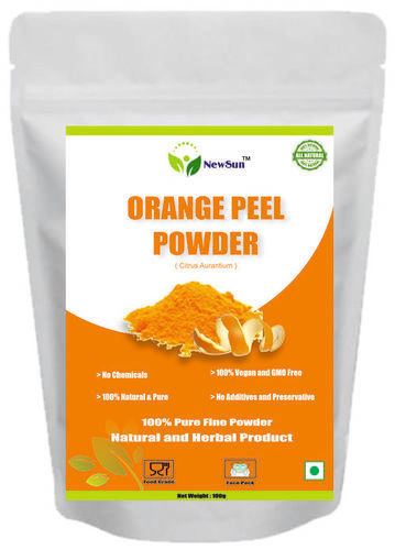 Newsun Orange Peel Powder 100G Export Quality, 100% Pure And Natural Best For: Daily Use