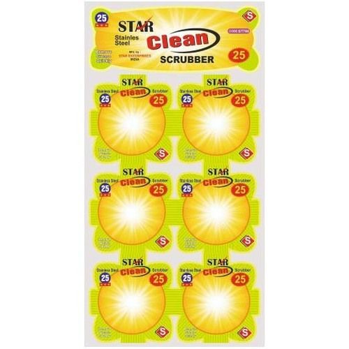 As Per Demand Stainless Steel Scrubber Blister Card