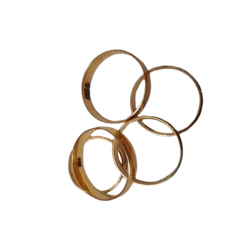 Mens 22Kt Plain Gold Ring - Color: Yellow