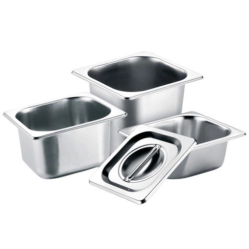 Stainless Steel Gastronorm Pan Set (1/6 X 150mm, 304 SS 18/8, 0.8mm)