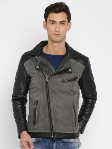 फुल स्लीव मिक्स एन मैच बाइकर जैकेट