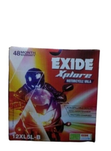 Exide Motorcycle Vrla Battery - Nominal Voltage: 12 Volt (V)