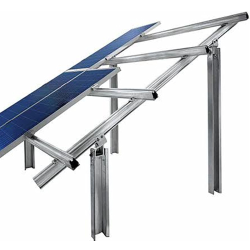 Silver Modern Solar Panel Structure