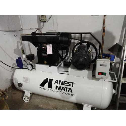 Air Compressor 400 Liters - Color: White