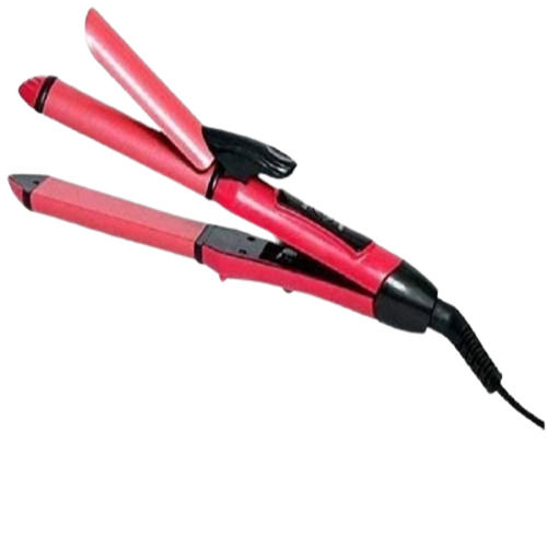 Quality Excellent Pink 2 In 1 Hair Beauty Set Curler And Straightener