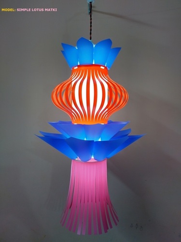 Lotus Matki Diwali Kandil With Stunning Light Effect For Indoor And Outdoor