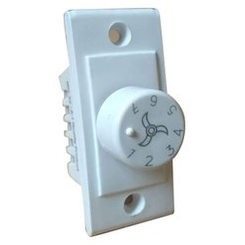 White A1 7 Step Switch Type Modular Fan Regulator