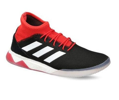 Mens Red Black 8 Size Football Trainer Shoes