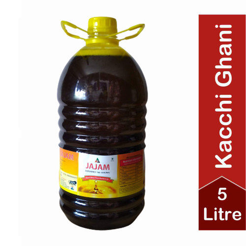 100% Pure And Natural Jajam Kachi Ghani Pure Mustard Oil 5 Ltr For Cooking