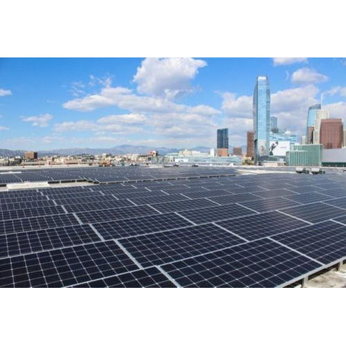 24V Commercial Rooftop Solar Power Plant - Color: Blue