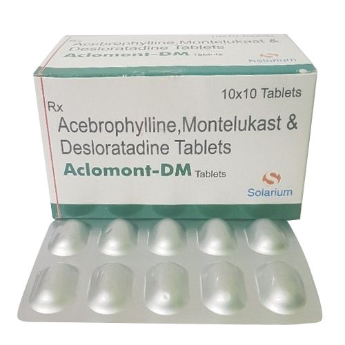 Aclomont-Dm Acebrophylline Montelukast Deslratidin Tablet General Medicines