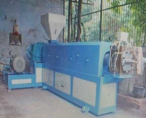 Automatic Plastic Granules Machine - Metal, Blue, 40Kw to 140Kw Power, 50-60 Hz Frequency | Direct Drive, 1 Year Warranty, PLC Control, 100-500 Kg Weight