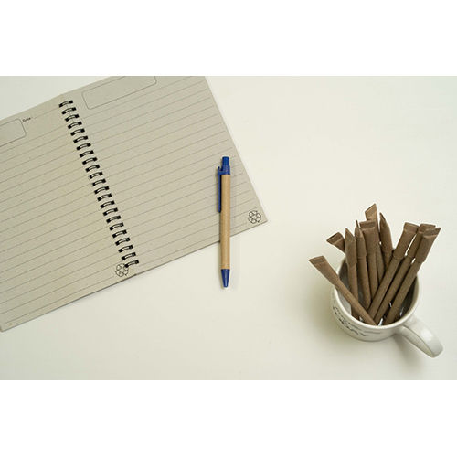 Brown Plain Recycled Pen Cover