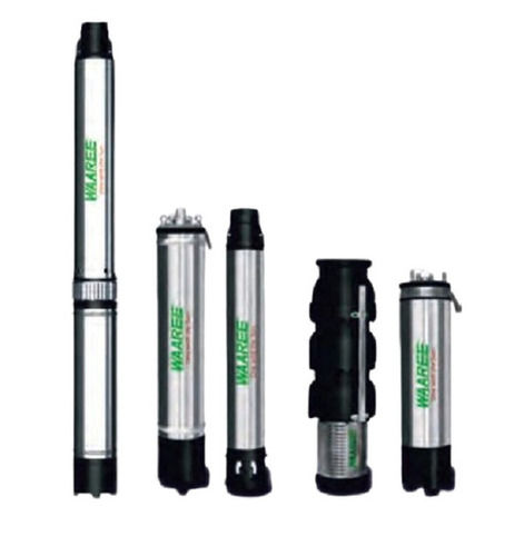 Silver And Black Waaree Solar Submersible Pumps, Capacity 1 Hp