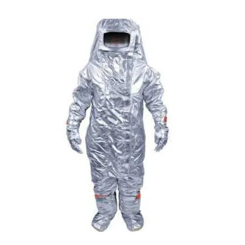 Full Body Fire Safety Suit - Color: Silver