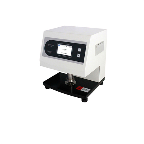 White Plastic Film Thickness Tester Contacting Method Testing Machine
