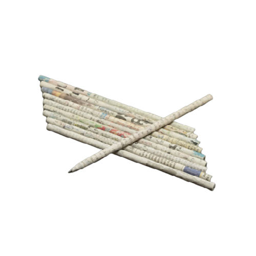 पुनर्नवीनीकरण पुराने समाचार पत्र पेपर पेंसिल