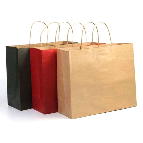 इको फ्रेंडली क्राफ्ट पेपर शॉपिंग बैग 