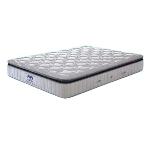 Peps Crystal Plush Top Foam Mattress - Color: White