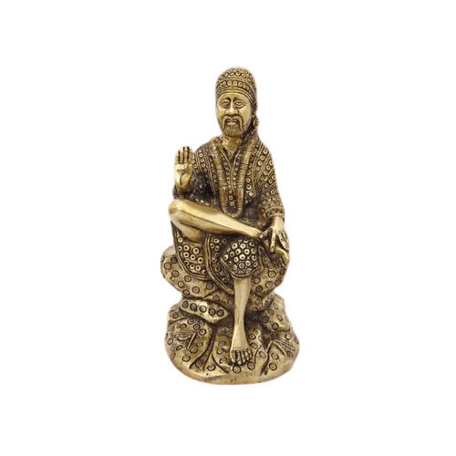 Brass God Sai Baba Statue