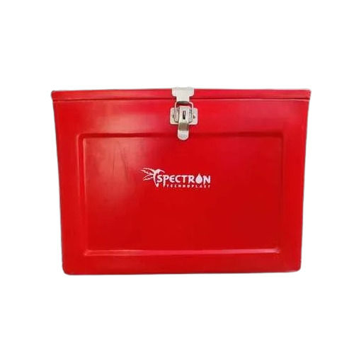 Red Insulated Ice Box - Finishing: Matte Lamination