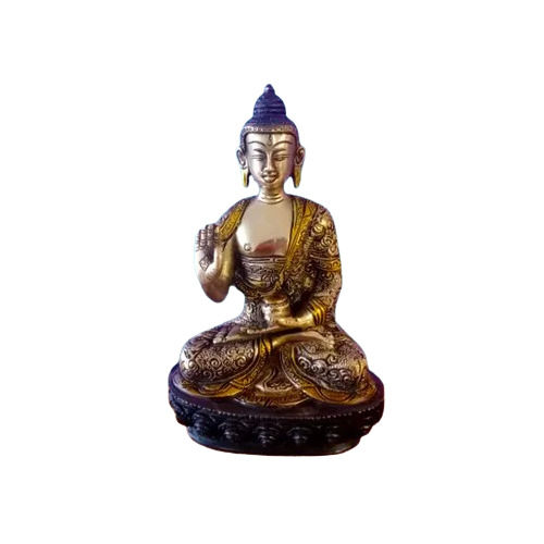 brass buddha statue