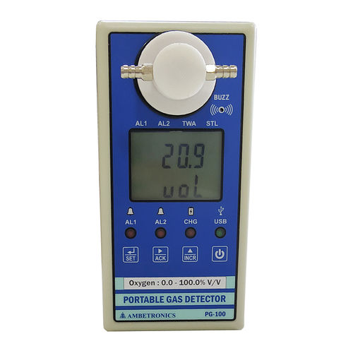 Hard Structure Portable Oxygen Analyzer (Pg-100)