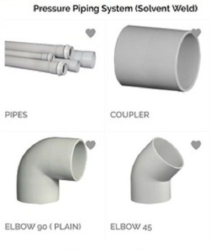 Supreme Rigid Pvc Pipe And Pipe Fittings Application: Construction