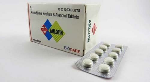 Amlodipine 5 Mg And Atenolol 50 Mg Tablets Shelf Life: Printed On Pack Years