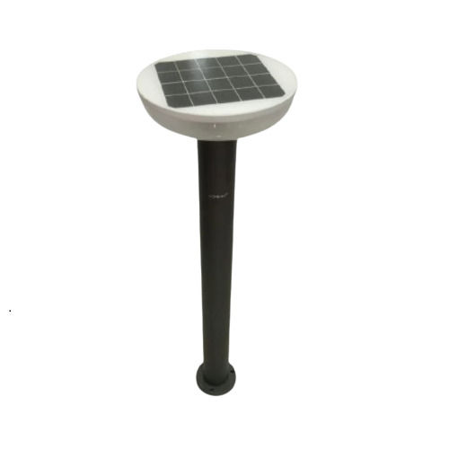 Garden Solar Round Pillar Light 75W - Color: White