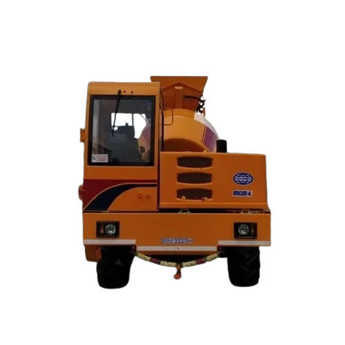 Self Loading Concrete Mixer Mcm4 - Color: Yellow