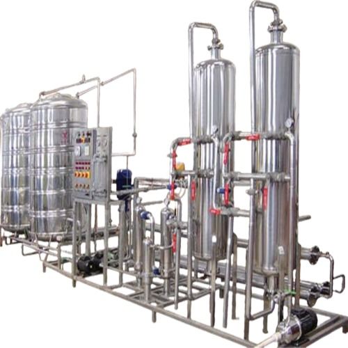 Silver Automatic Three Phase Electric Mineral Water Bottling Plant And System