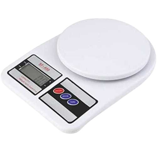 Digital Weighing Scale - Color: White